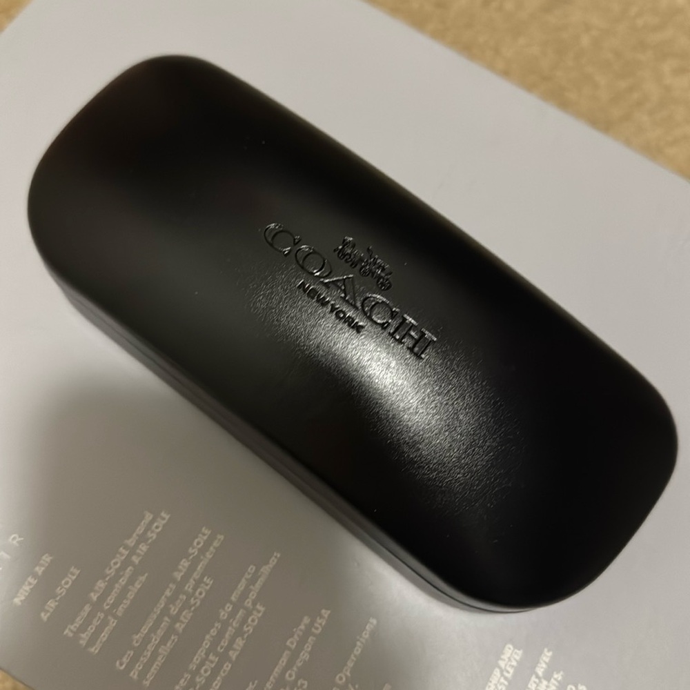 Coach glasses or sunglasses case